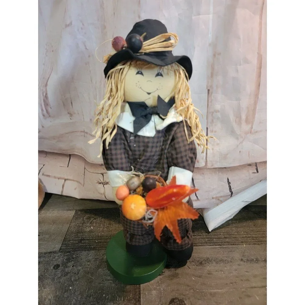 Scarecrow Boy Harvest bundle Thanksgiving fall Decor figure‎
